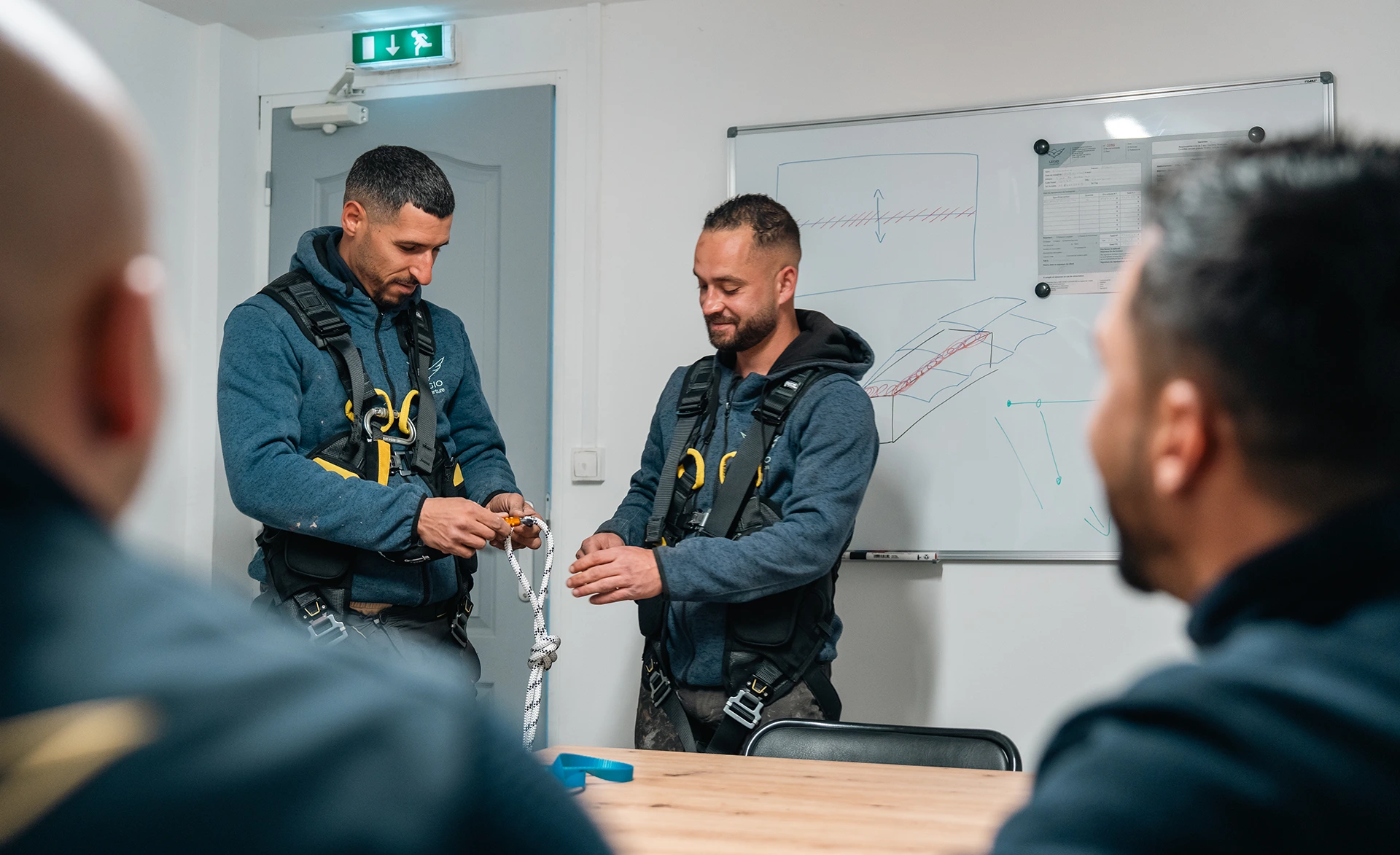 La formation quotidienne de notre équipe